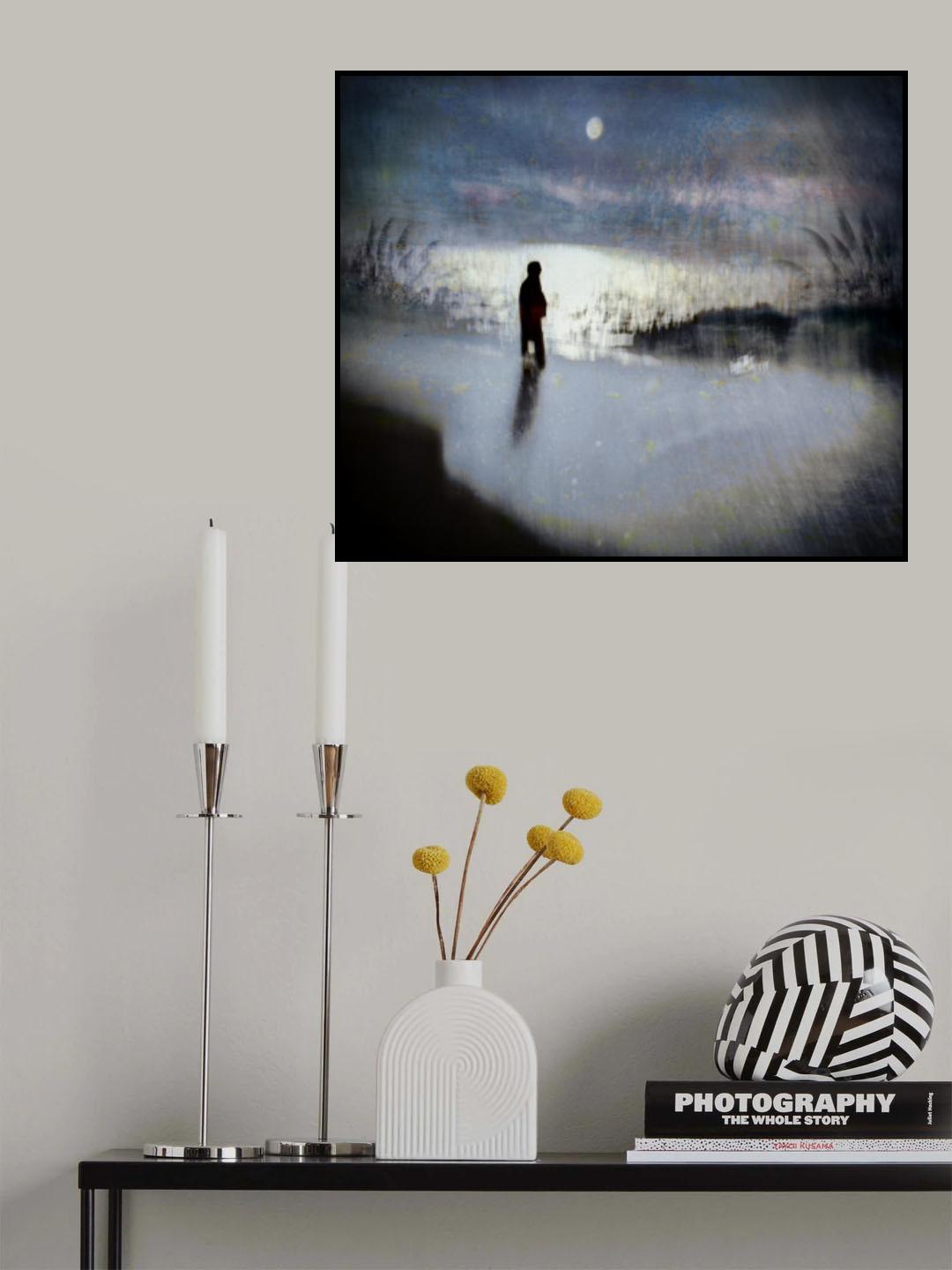 Silver moonlight Poster och Canvastavla