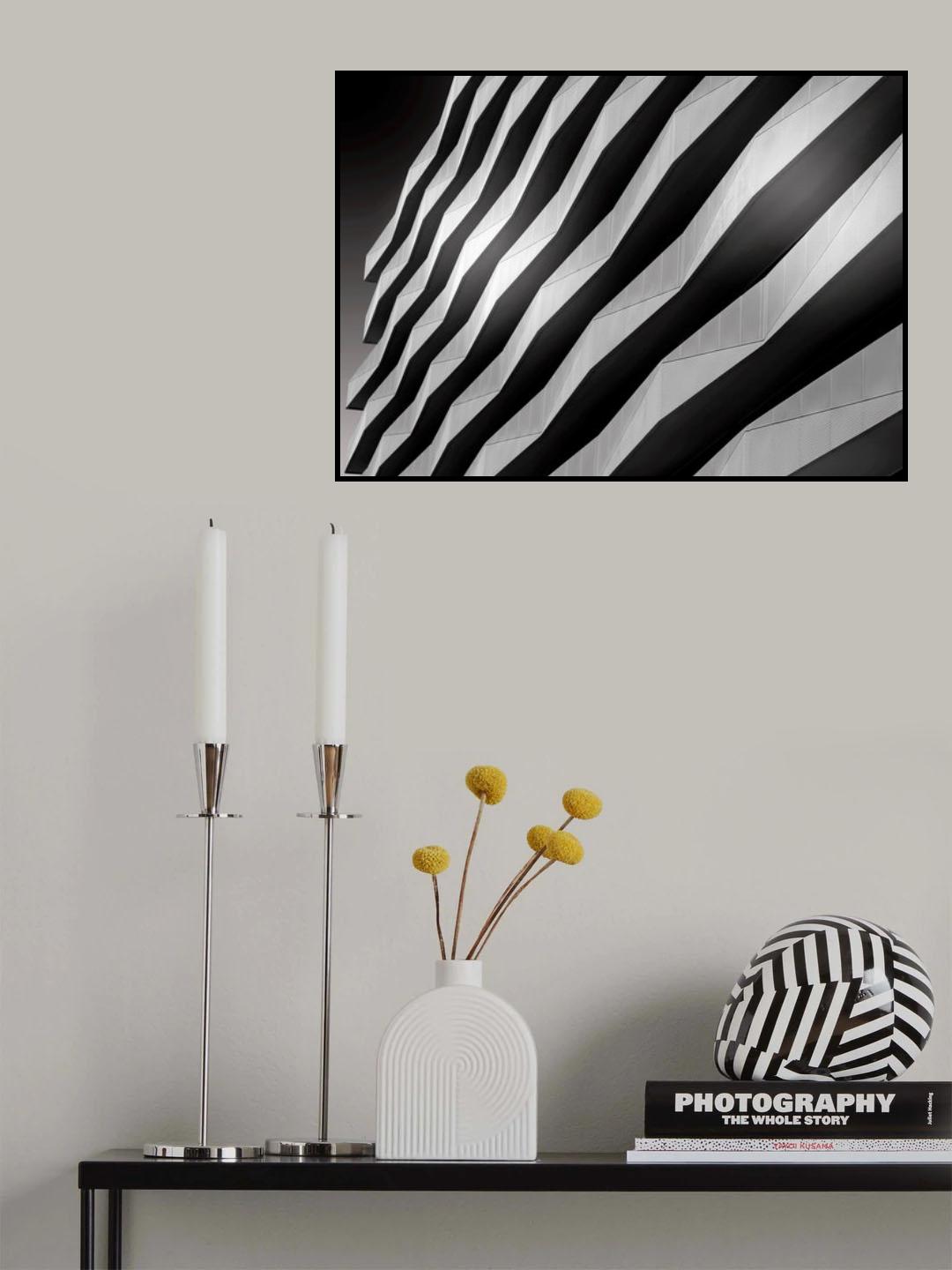 Balcony Curve I Poster och Canvastavla