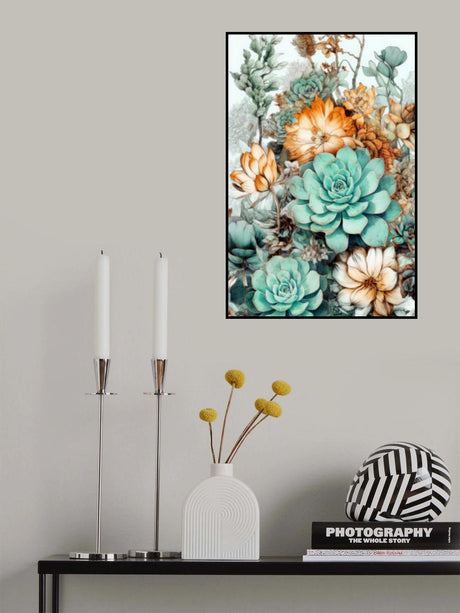 Succulents and cactus 1 Poster och Canvastavla