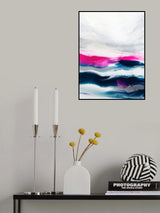Fuschia Wave Part1 Poster och Canvastavla