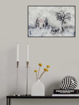 '...and all the white horses are still in bed...' Poster och Canvastavla