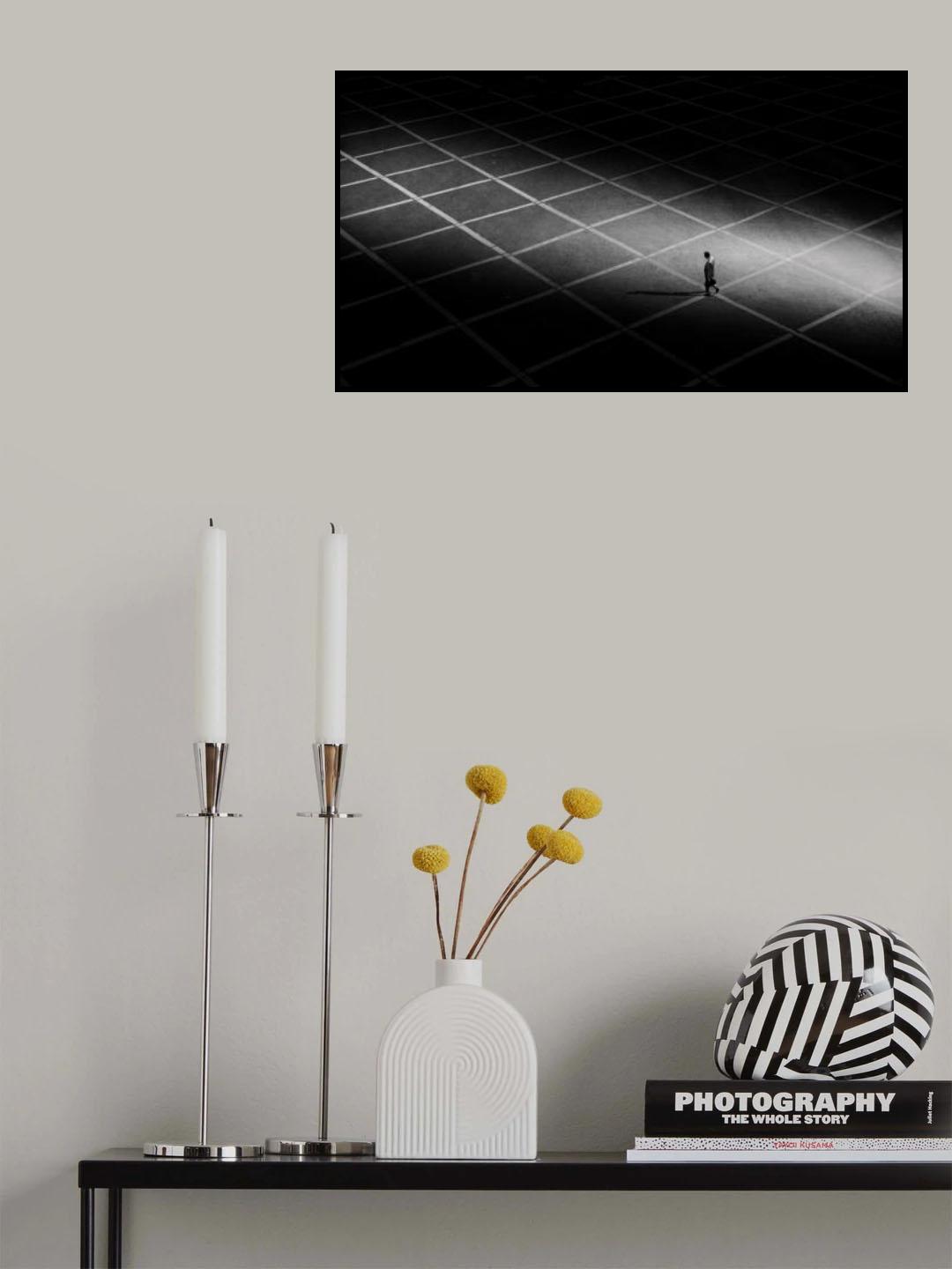 the light as a guidance Poster och Canvastavla