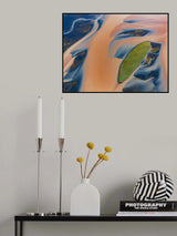 Glacial delta Poster och Canvastavla