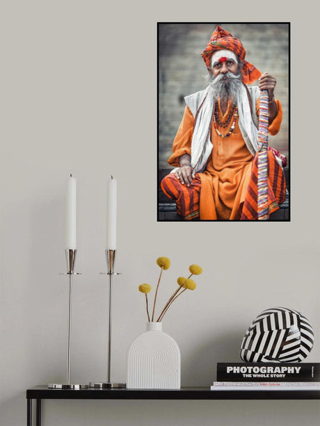 Varanasi Guru Poster och Canvastavla