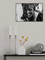 Mundari woman at a religious ceremony Poster och Canvastavla
