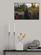 Ethiopian Mursi tribes Poster och Canvastavla