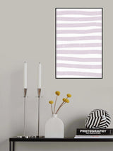 Lilac Lines Poster och Canvastavla