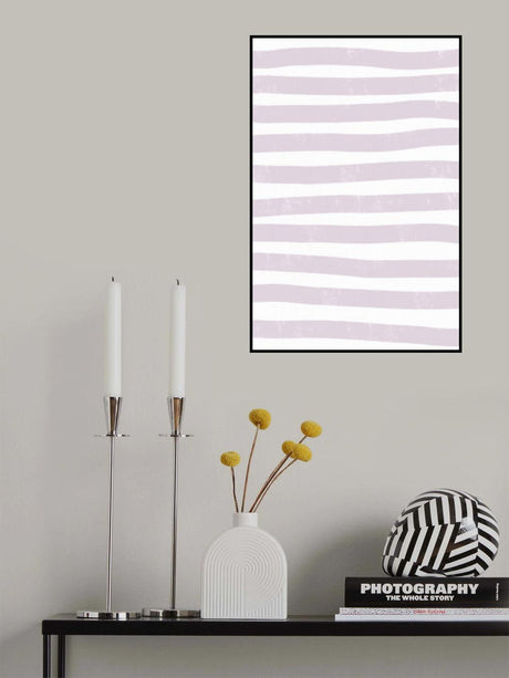 Lilac Lines Poster och Canvastavla
