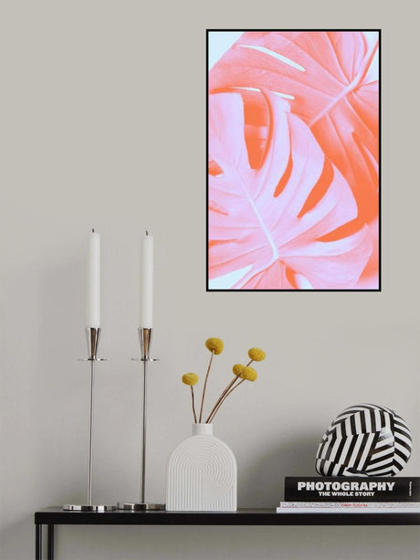 Monstera Orange 03 Poster och Canvastavla