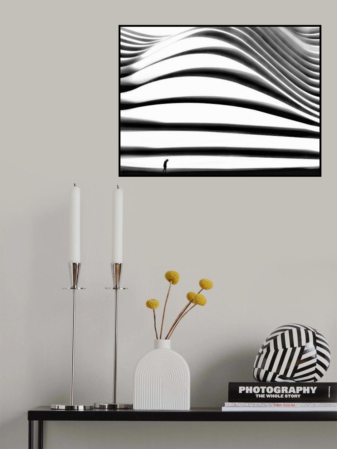 the curvature of loneliness Poster och Canvastavla