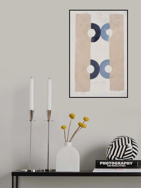 Blue Rings Poster och Canvastavla