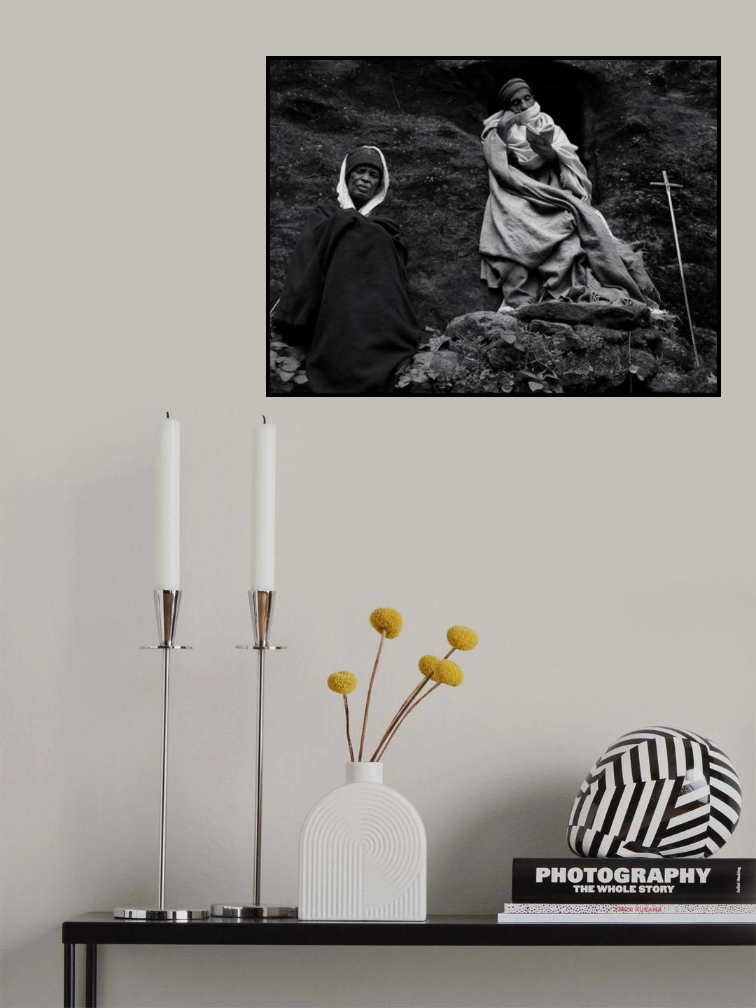 Lalibela pilgrims Poster och Canvastavla
