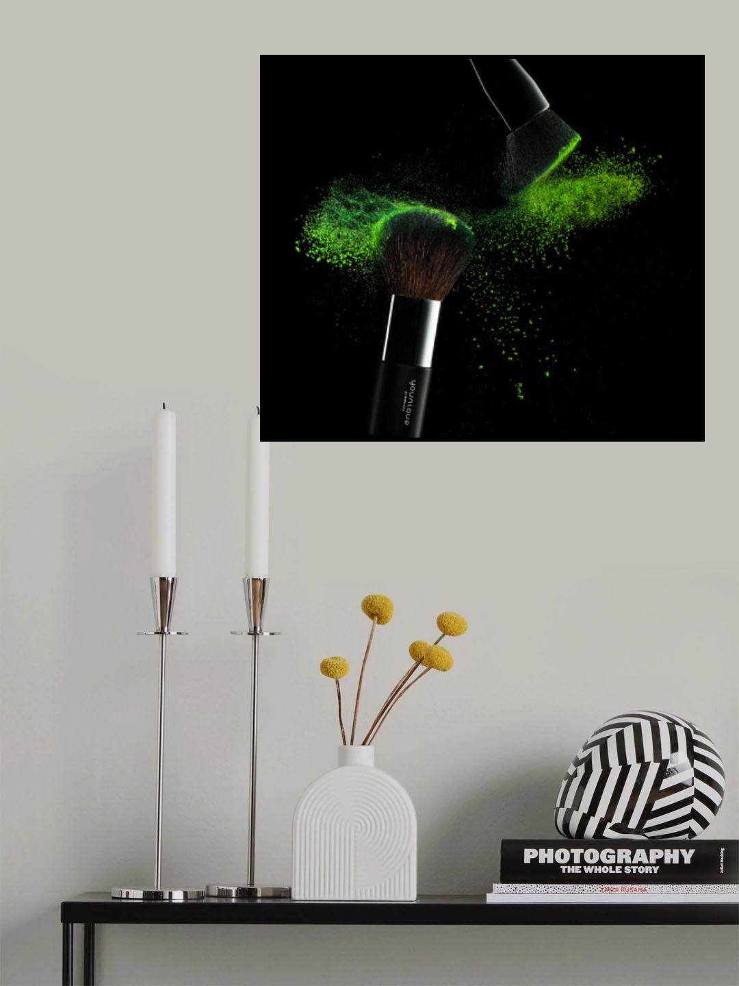 Green Puff Poster och Canvastavla