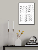 Out of sight, out of mind Poster och Canvastavla