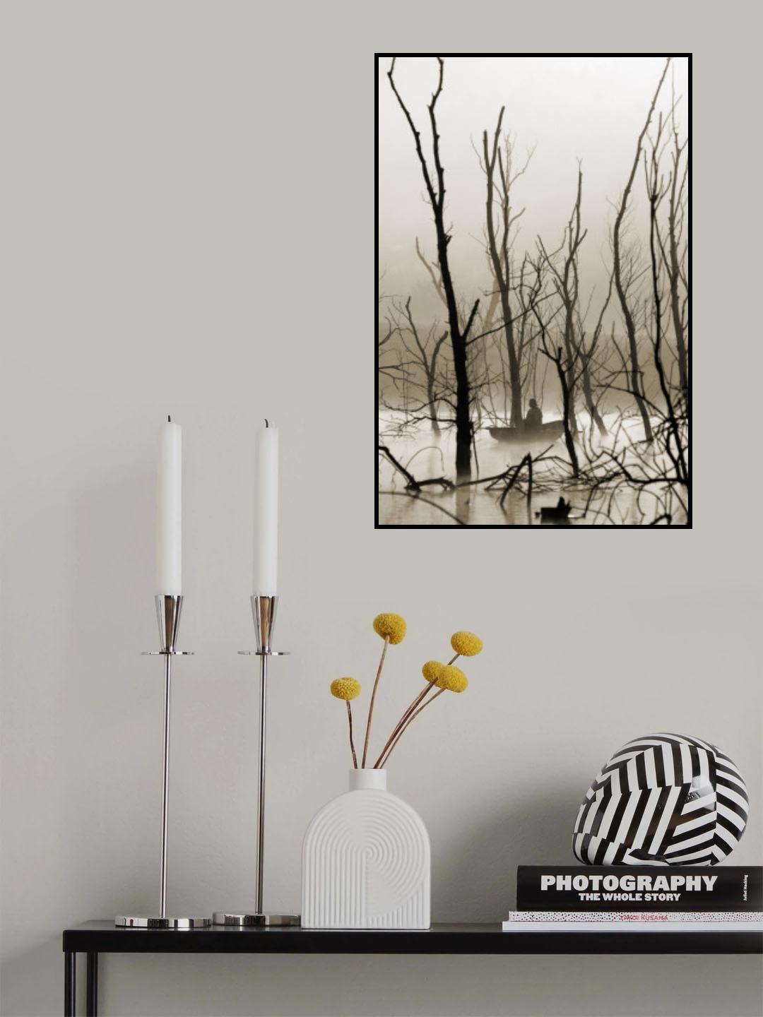 Fishing in the morning Poster och Canvastavla