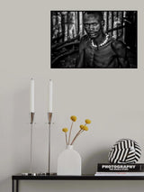 Nyangaton father and son hiding in the back Poster och Canvastavla