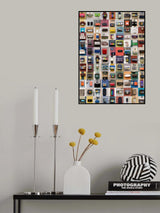 108 Colorful mailboxes collection Poster och Canvastavla