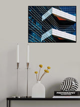 Reflections in glass - Herzliya Poster och Canvastavla