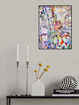 covid Spring 36x48 Oil Paint Mixed Media On Canvas Poster och Canvastavla