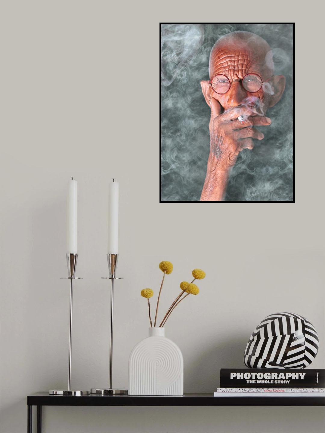 Avid Smoker Poster och Canvastavla