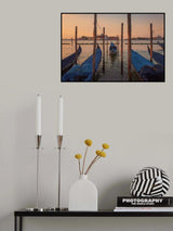 Venecian boats Poster och Canvastavla