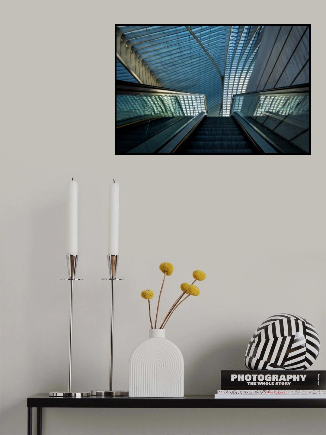 Escalators to the World of Santiago Poster och Canvastavla