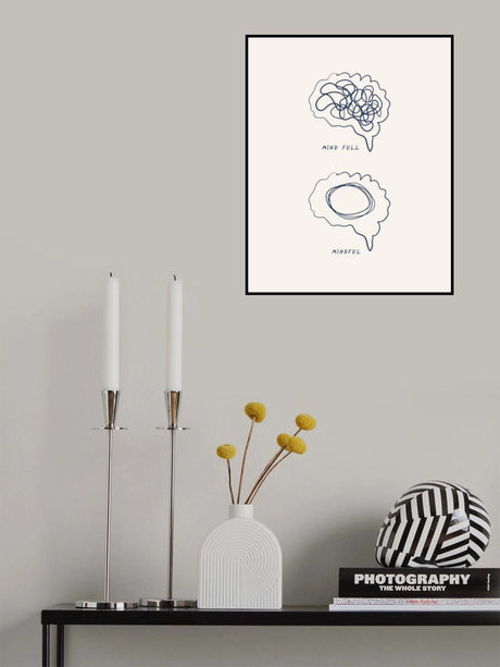 Mindfull Poster och Canvastavla