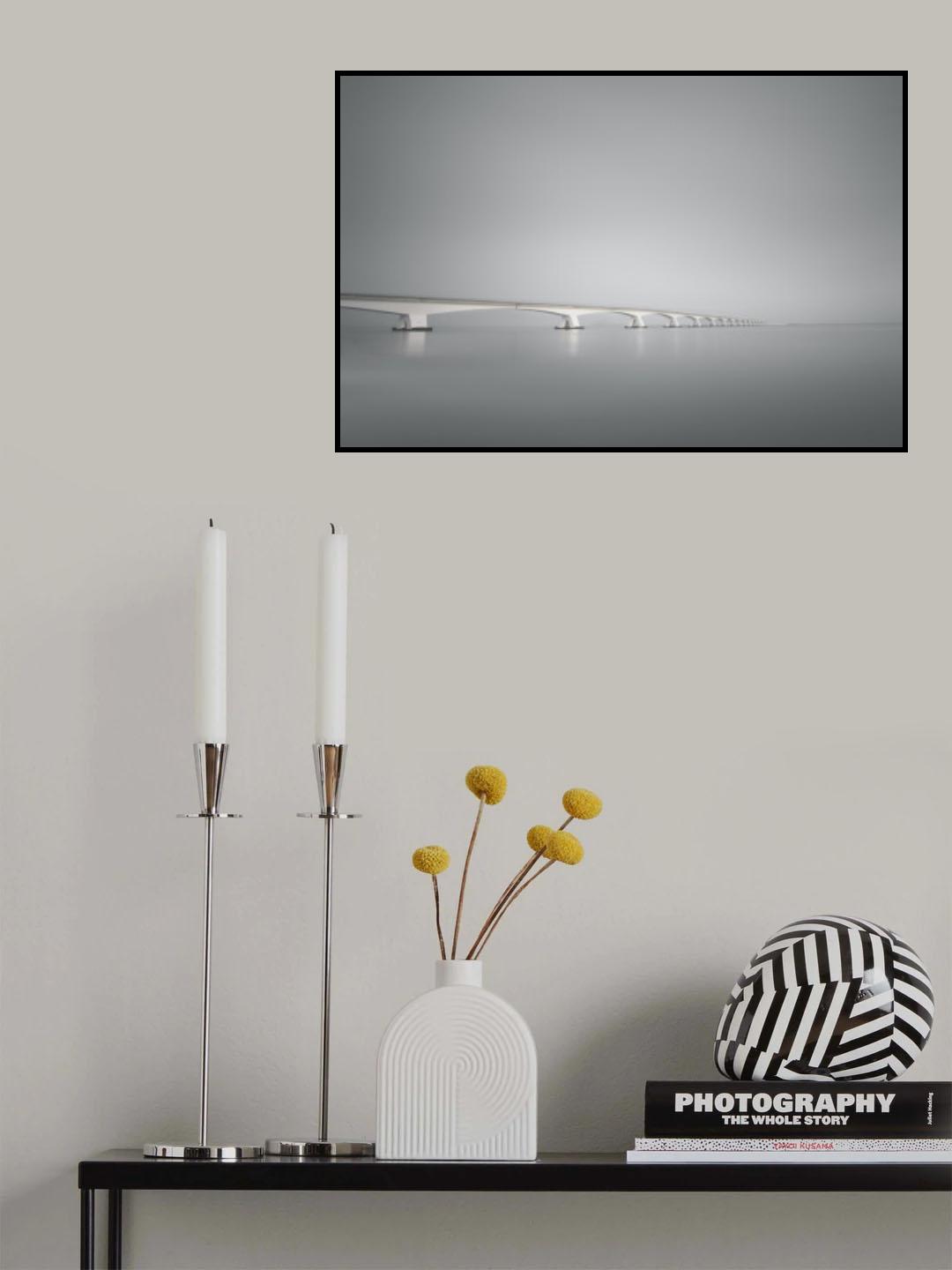 Zeeland bridge Poster och Canvastavla