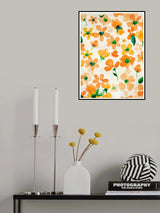 Orange Poster och Canvastavla