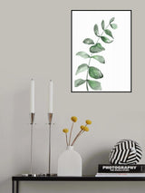 Watercolor greenery branch Poster och Canvastavla