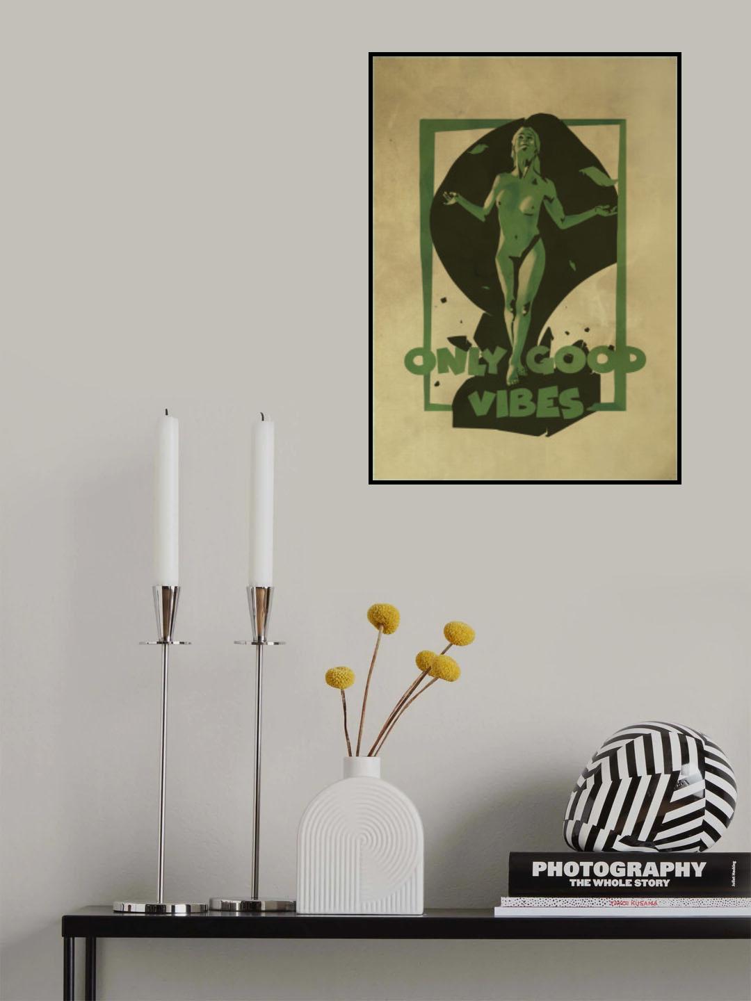 Good Vibes print Poster och Canvastavla