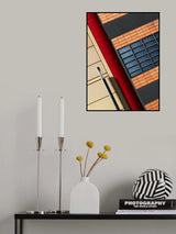 grey lines Poster och Canvastavla