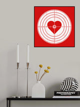 Hit Me In the Heart Poster och Canvastavla