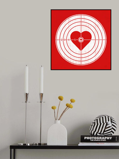 Hit Me In the Heart Poster och Canvastavla