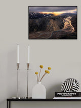 Icelandic Highlands Sunset Poster och Canvastavla