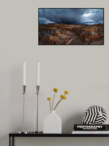 Tsaparang Under Rain Cloud Poster och Canvastavla