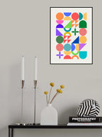 Mid Century Colors Poster och Canvastavla