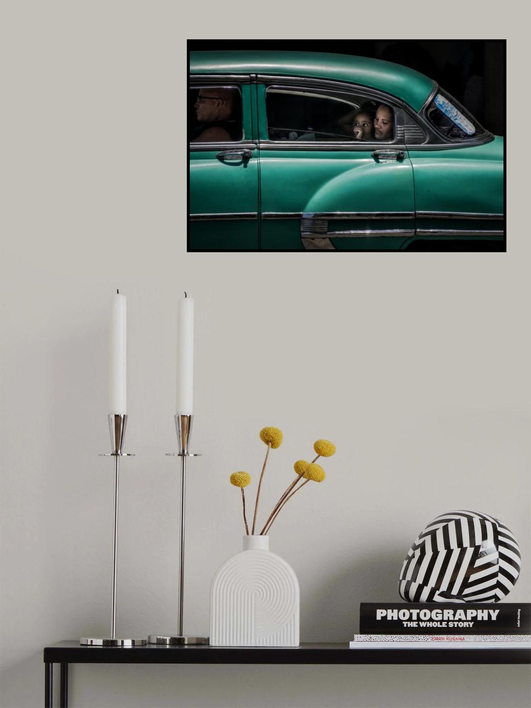 girl in green Poster och Canvastavla