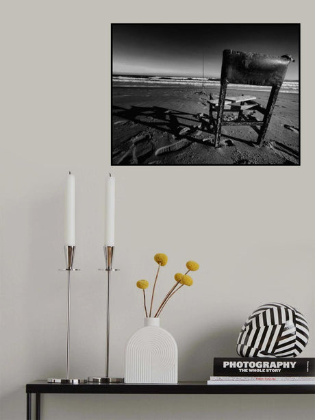 chair and sea Poster och Canvastavla