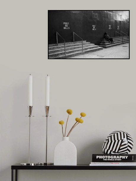 Post no bills (from the series "Alone") Poster och Canvastavla