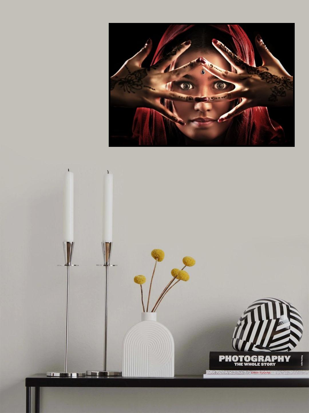 face of India Poster och Canvastavla