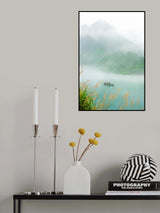 Fog Sprinkle the East River Poster och Canvastavla
