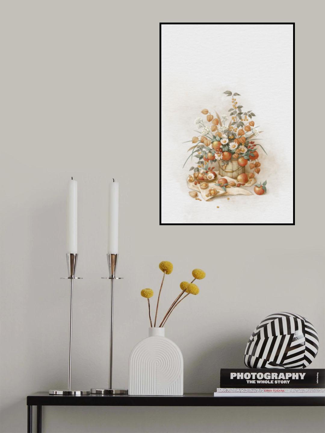 Flowers and Apples Poster och Canvastavla