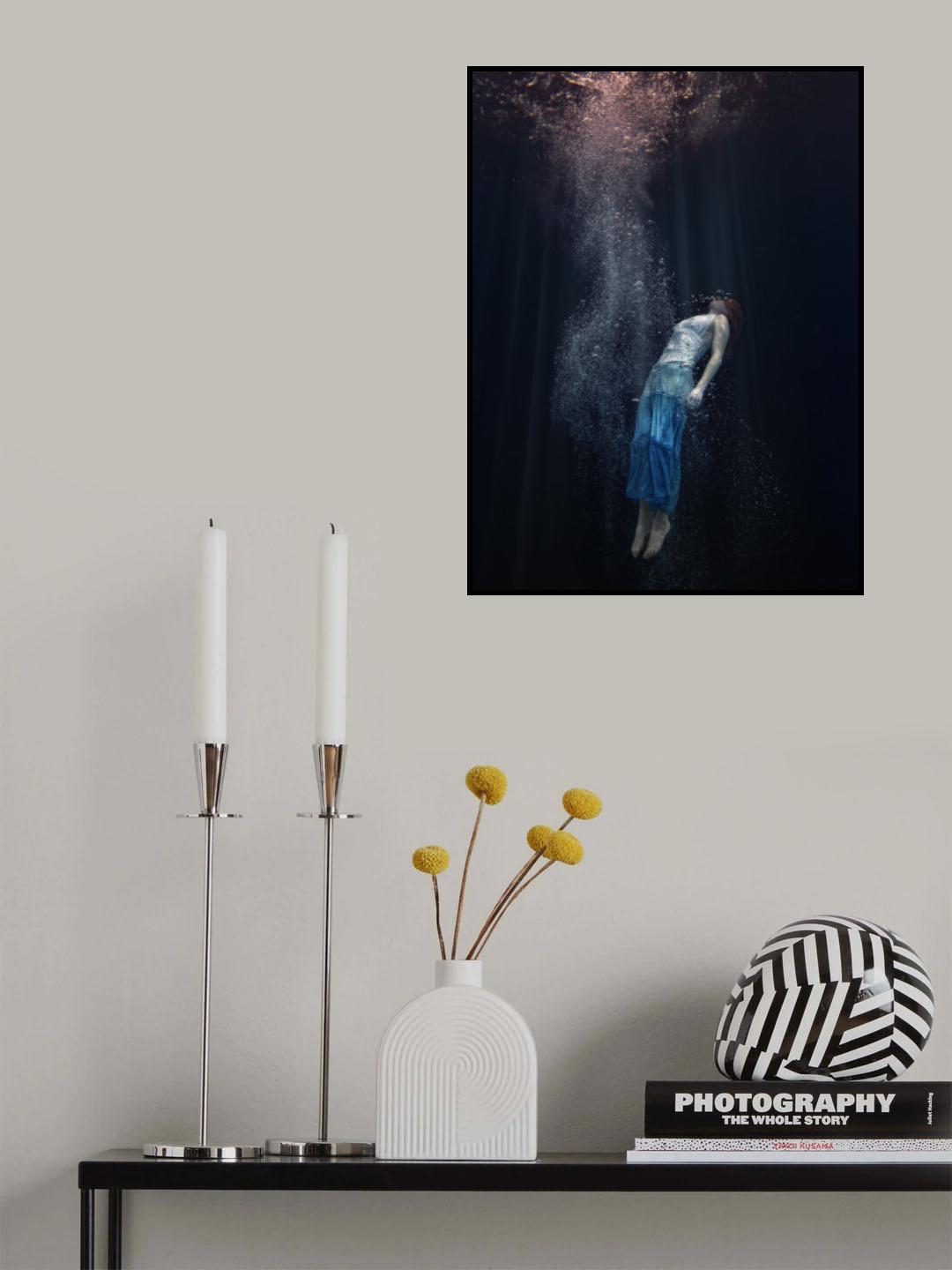 Blue Poster och Canvastavla