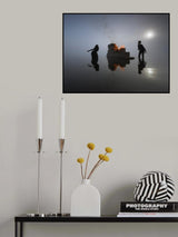 Burn the wall of seclusion Poster och Canvastavla