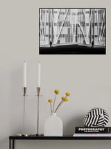Street scene with mirror Poster och Canvastavla