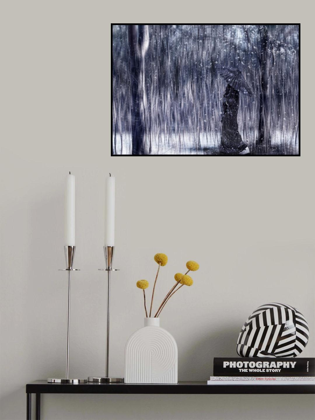 Snowfall Poster och Canvastavla