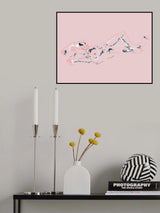 Girl Lying Down Poster och Canvastavla