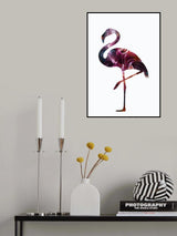 Flamingo Silhouette Poster och Canvastavla