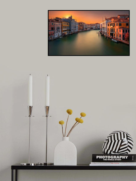 Sunset in Venice Poster och Canvastavla